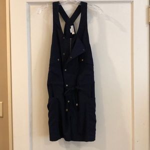 Navy blue romper from Anthropologie. Size XS.